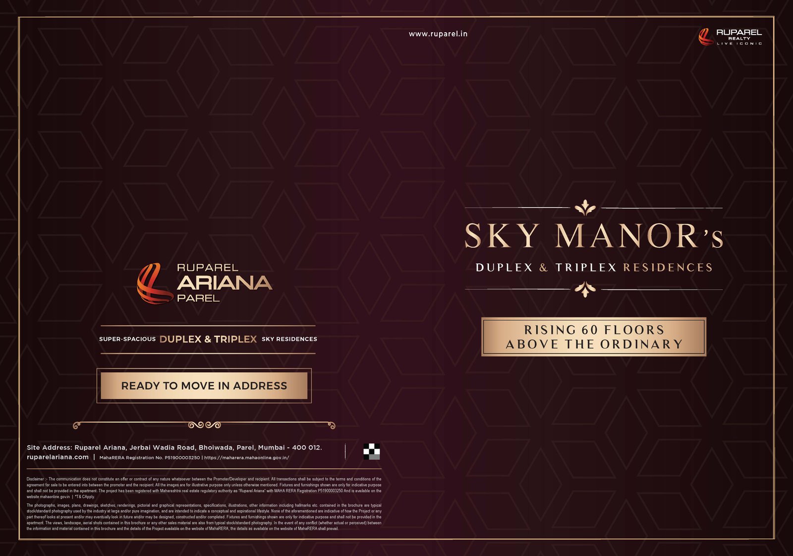 Ruparel Ariana — Sky Manor's Duplex and Triplex Residences